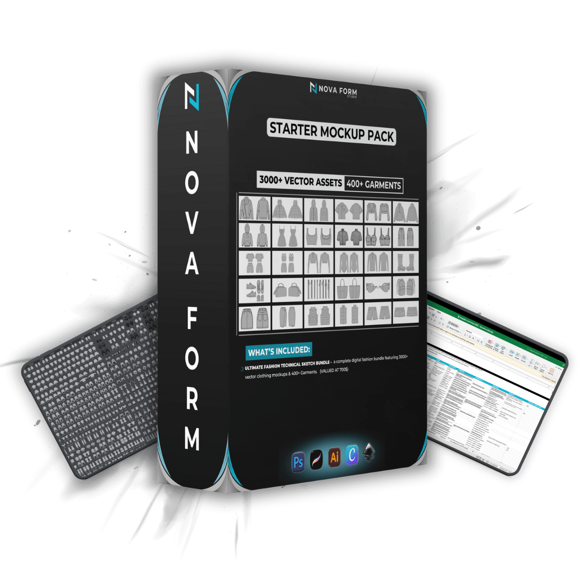 Ultimate Fashion Technical - STARTER MOCKUP PACK